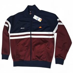 Ellesse Rimini Blue & Red Mens Track Top Size XL
